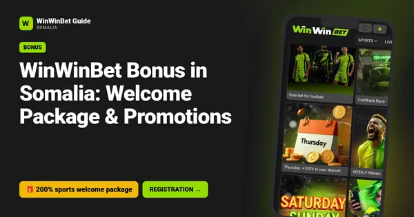 WinWinBet Bonus in Somalia: Welcome Package & Promotions