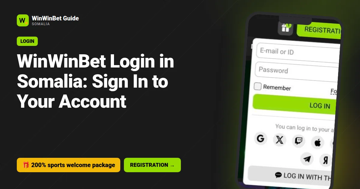 WinWinBet Login in Somalia: Sign In to Your Account
